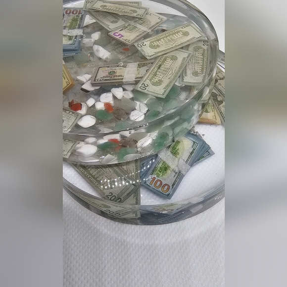 "Money on the Rocks" Coaster set 💶 - Picture 2 of 7